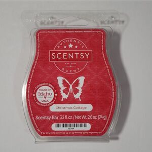 Scentsy Wax Melts Christmas Cottage Scent‎ Bar Holiday Fragrance Retired 3.2 oz